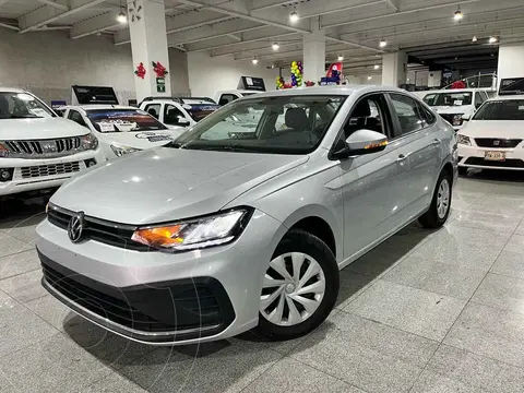 Volkswagen Virtus Trendline usado (2024) color Plata financiado en mensualidades(enganche $85,565 mensualidades desde $6,546)