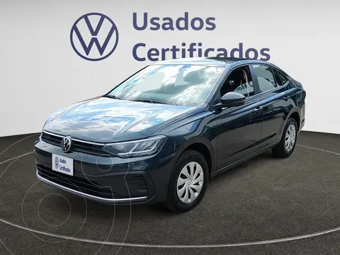 Volkswagen Virtus 1.6L Tiptronic usado (2023) color Gris financiado en mensualidades(enganche $86,083 mensualidades desde $6,585)