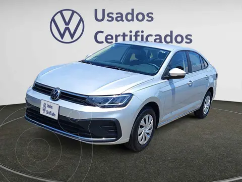 Volkswagen Virtus Trendline usado (2025) color Plata financiado en mensualidades(enganche $84,720 mensualidades desde $6,481)