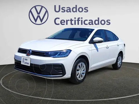 Volkswagen Virtus Trendline usado (2025) color Blanco financiado en mensualidades(enganche $84,720 mensualidades desde $6,481)