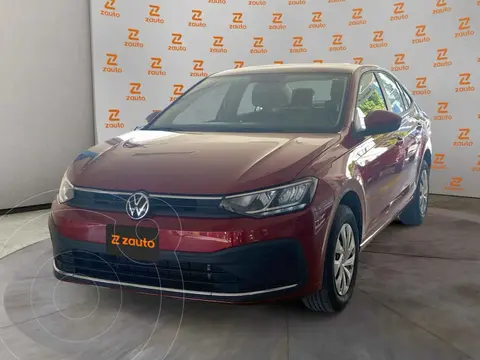 Volkswagen Virtus Trendline usado (2023) color Rojo financiado en mensualidades(enganche $81,975 mensualidades desde $6,046)