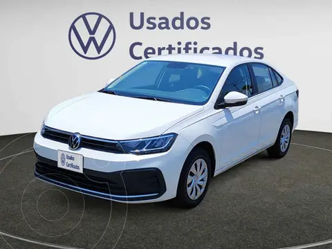 Volkswagen Virtus Trendline usado (2024) color Blanco financiado en mensualidades(enganche $90,170 mensualidades desde $6,898)