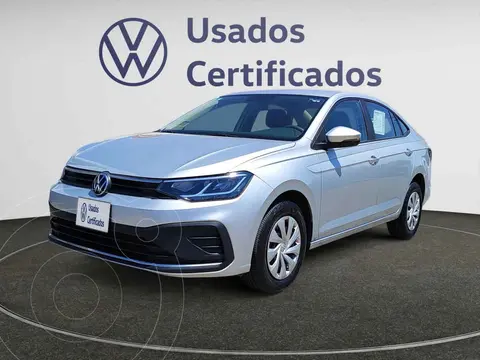 Volkswagen Virtus Trendline usado (2025) color Plata financiado en mensualidades(enganche $84,720 mensualidades desde $6,481)