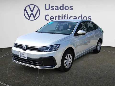 Volkswagen Virtus Trendline usado (2024) color Plata financiado en mensualidades(enganche $84,611 mensualidades desde $6,473)