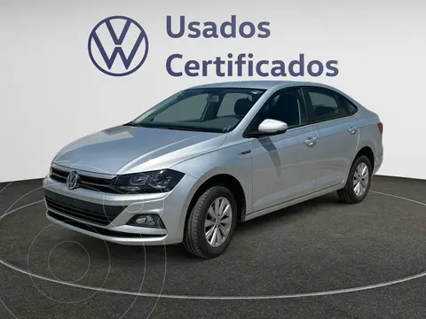 Volkswagen Virtus 1.6L usado (2022) color Plata financiado en mensualidades(enganche $77,725 mensualidades desde $4,586)
