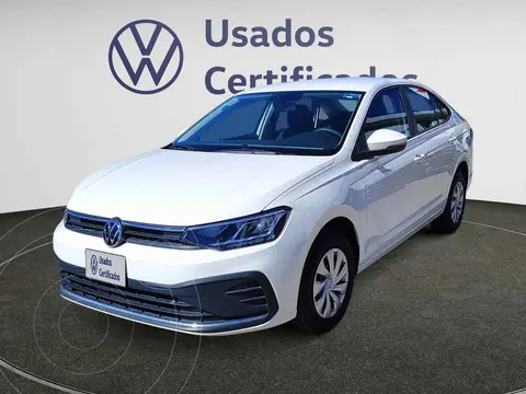 Volkswagen Virtus Trendline usado (2024) color Blanco financiado en mensualidades(enganche $84,611 mensualidades desde $6,473)