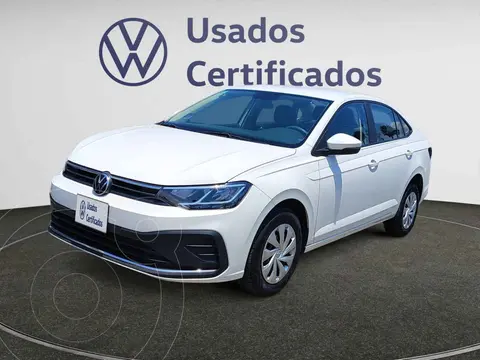 Volkswagen Virtus Trendline usado (2025) color Blanco financiado en mensualidades(enganche $84,720 mensualidades desde $6,481)