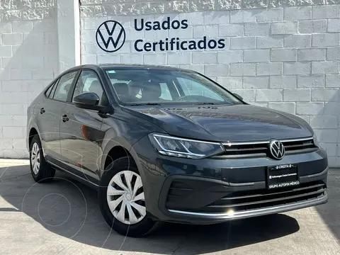 Volkswagen Virtus Trendline usado (2023) color Gris Oscuro precio $319,900