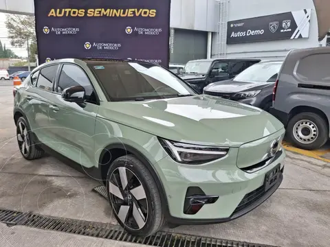 Volvo C40 Recharge Twin Ultimate usado (2024) color Verde financiado en mensualidades(enganche $196,000 mensualidades desde $21,309)