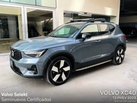 Volvo XC40 5 pts. T5 Ultimate Dark, PHEV, 2.0T, TA, RA-20 usado (2023) color Gris precio $650,000