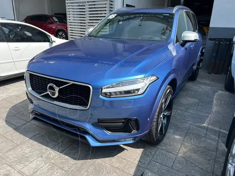 Volvo XC90 T6 R Design AWD usado (2018) color Azul financiado en mensualidades(enganche $120,000 mensualidades desde $18,279)